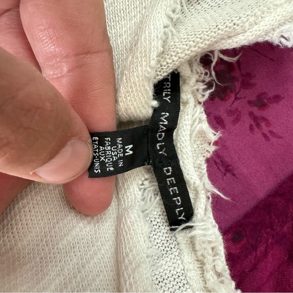 Truly Madly Deeply Cotton Boho Shirt - Picture 8 of 8